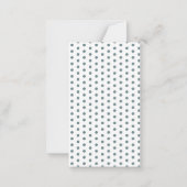 赤感謝していちゃんシャワー水色かわいいパンダ緑 ノートカード (裏面)