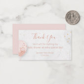 赤感謝していちゃんバルーズスタイリッシュ写真 ノートカード (正面/裏面インサイチュ)