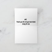 赤感謝してい腺 サンキューカード (内部)