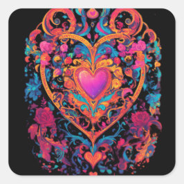 赤懸命数々のカラーデザインスタイル» スクエアシール