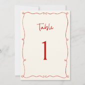 赤手描画フレームテーブル番号 (裏面)