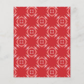 赤抽象芸術パターン28.0スクラップブック紙 (裏面)