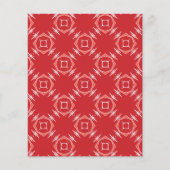 赤抽象芸術パターン28.0スクラップブック紙 (正面)