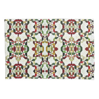 赤抽象芸術模様 枕カバー