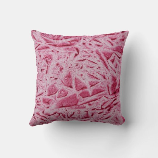 赤抽象芸術 クッション (裏面)