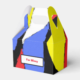 赤抽象芸術 フェイバーボックス