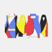 赤抽象芸術 フェイバーボックス (折り畳みなし)