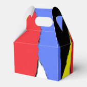 赤抽象芸術 フェイバーボックス (正面サイド)