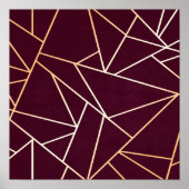 赤抽象芸術 ポスター (正面)