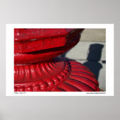 赤抽象芸術 ポスター (正面)