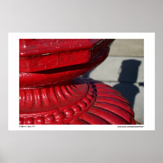 赤抽象芸術 ポスター (正面)