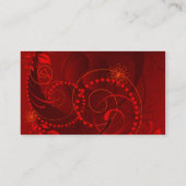 赤抽象芸術 名刺 (裏面)