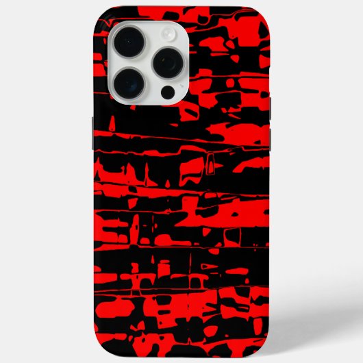 赤抽象芸術 Case-Mate iPhoneケース (裏面)