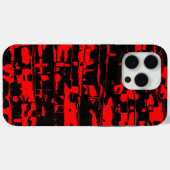 赤抽象芸術 Case-Mate iPhoneケース (裏面 (横))