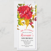 赤招待状 招待状 (正面)