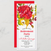 赤招待状 招待状 (正面/裏面)