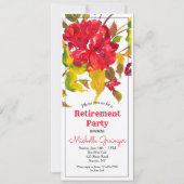 赤招待状 招待状 (正面)