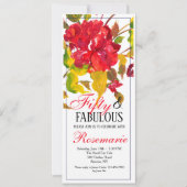 赤招待状 招待状 (正面)