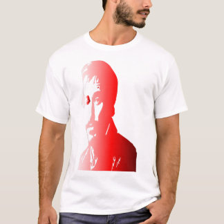 赤描写色の人 Tシャツ