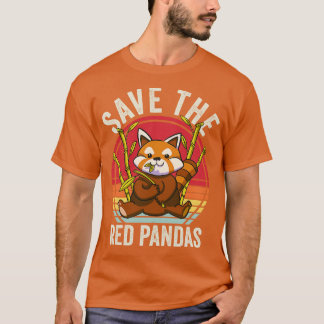 赤救パンダ Tシャツ