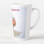 赤救リスの保護 カフェラテマグ (右)