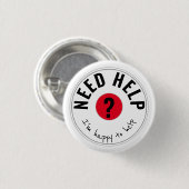 赤救済が欲しい救済 缶バッジ (正面&裏面)