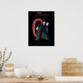 赤数字のクラシュラを数える(モンスターシリーズ) ポスター (キッチン)