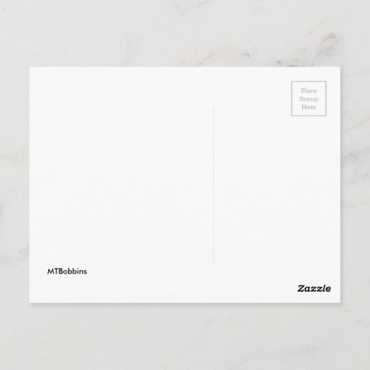 赤斑紫 – 蝶 ポストカード (裏面)