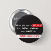 赤旗を…見るボタン時 缶バッジ (正面&裏面)