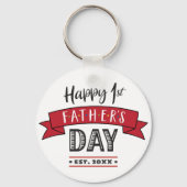 赤旗ハッピーファースト・ファースト・デークールモダン キーホルダー (裏面)