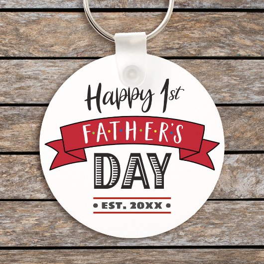 赤旗ハッピーファースト・ファースト・デークールモダン キーホルダー