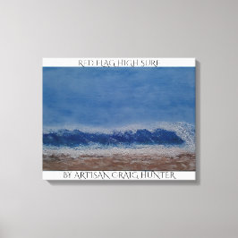 赤旗高サーフ キャンバスプリント