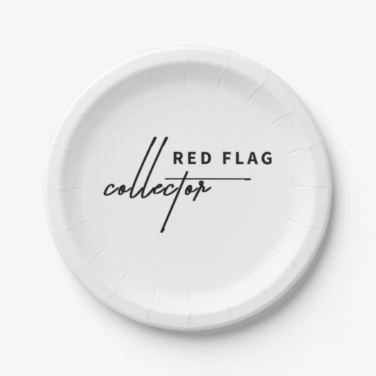 赤旗 – 祝のシンボルや象徴 ペーパープレート (正面)