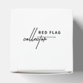 赤旗 – 警告のパーティー フェイバーボックス (上部)