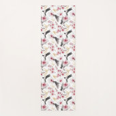 赤日本のと灰色 ヨガマット (正面)