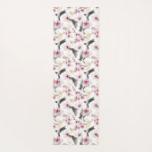 赤日本のと灰色 ヨガマット (裏面)