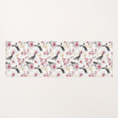 赤日本のと灰色 ヨガマット (正面(横))