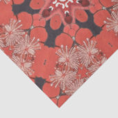 赤日本のと黒のデコページのデザイン 薄葉紙 (詳細)