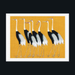 赤日本の冠クレーン – 尾形光琳 – アート ポストカード<br><div class="desc">尾形光琳日本のによるレッドクラウンクレーン – ヴィンテージアート日本のポストカード尾形伝統的光琳の美し日本のい赤い鶴の群れのポートレート(1658-1716)。このアートワークのデジタル画像は、明るさとコントラストを改善し、色を改善するために慎重に強化されている。</div>