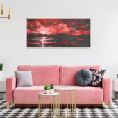 赤日 キャンバスプリント (インサイチュ (リビング))