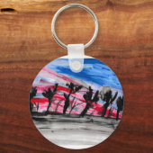 赤日 キーホルダー (正面)