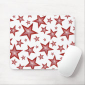 赤星マウス白 マウスパッド (マウス)