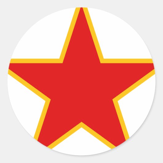 赤星共産党 ラウンドシール (正面)