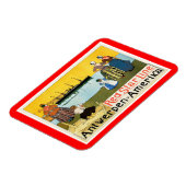 赤星線～アントワーペン・アメリカ マグネット (左側)