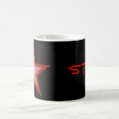 赤星「星！」マグ黒 コーヒーマグカップ (中央)