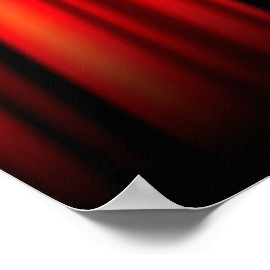 赤映画カーテンクラップボードディレクター ポスター (角)