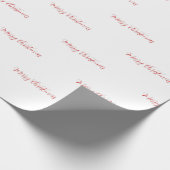 赤書台本メリークリスマス文字贈呈 ラッピングペーパー (角)