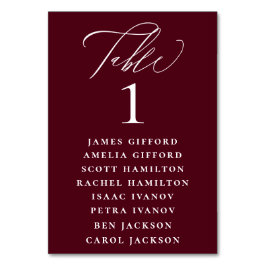 赤書道座席表 テーブルナンバー