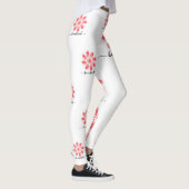 赤曼荼羅のフラクタル線ドードルの中心になる レギンス (右)