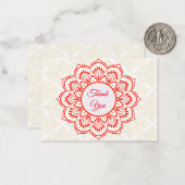 赤曼荼羅サンキューカード ノートカード (正面/裏面インサイチュ)